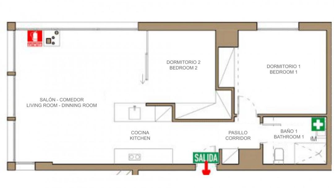 2 Bedrooms 1 Bathroom Furnished - Justicia - Incredible Views - Mintystay Madrid Extérieur photo